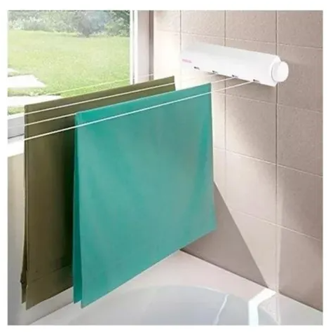 Tendedero Retráctil 4 Líneas  — Extensible de Pared