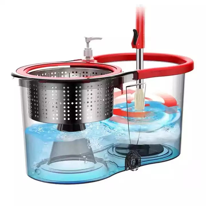 Trapeador Spin Mop Cubeta Centrifugador