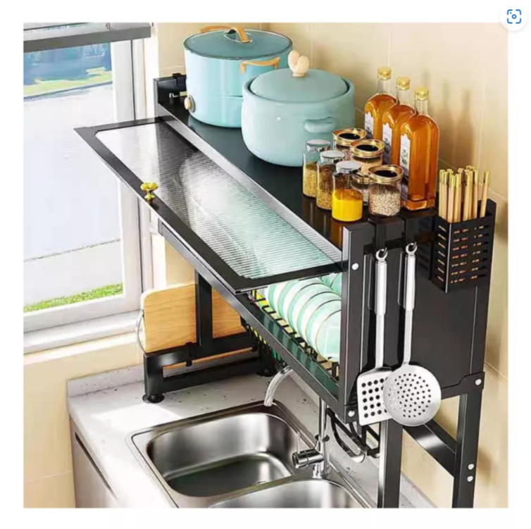 Escurridor de Trastes Acero Inoxidable 2 niveles