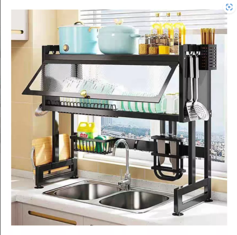 Escurridor de Trastes Acero Inoxidable 2 niveles