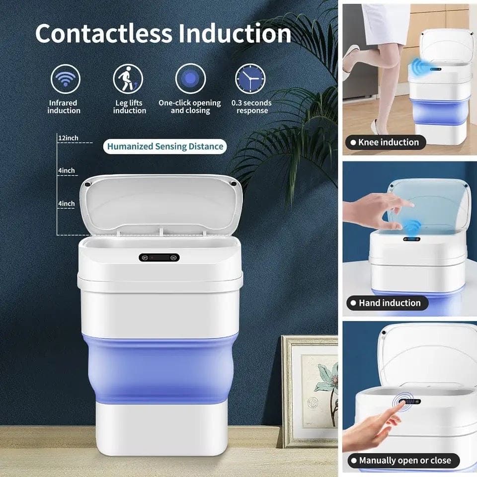 Bote de Basura Inteligente Plegable