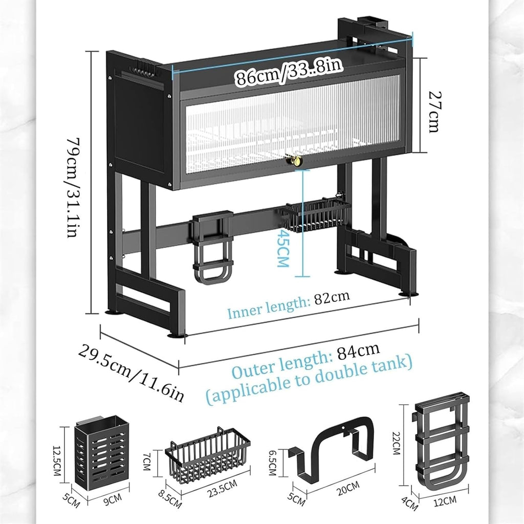 Escurridor de Trastes Acero Inoxidable 2 niveles