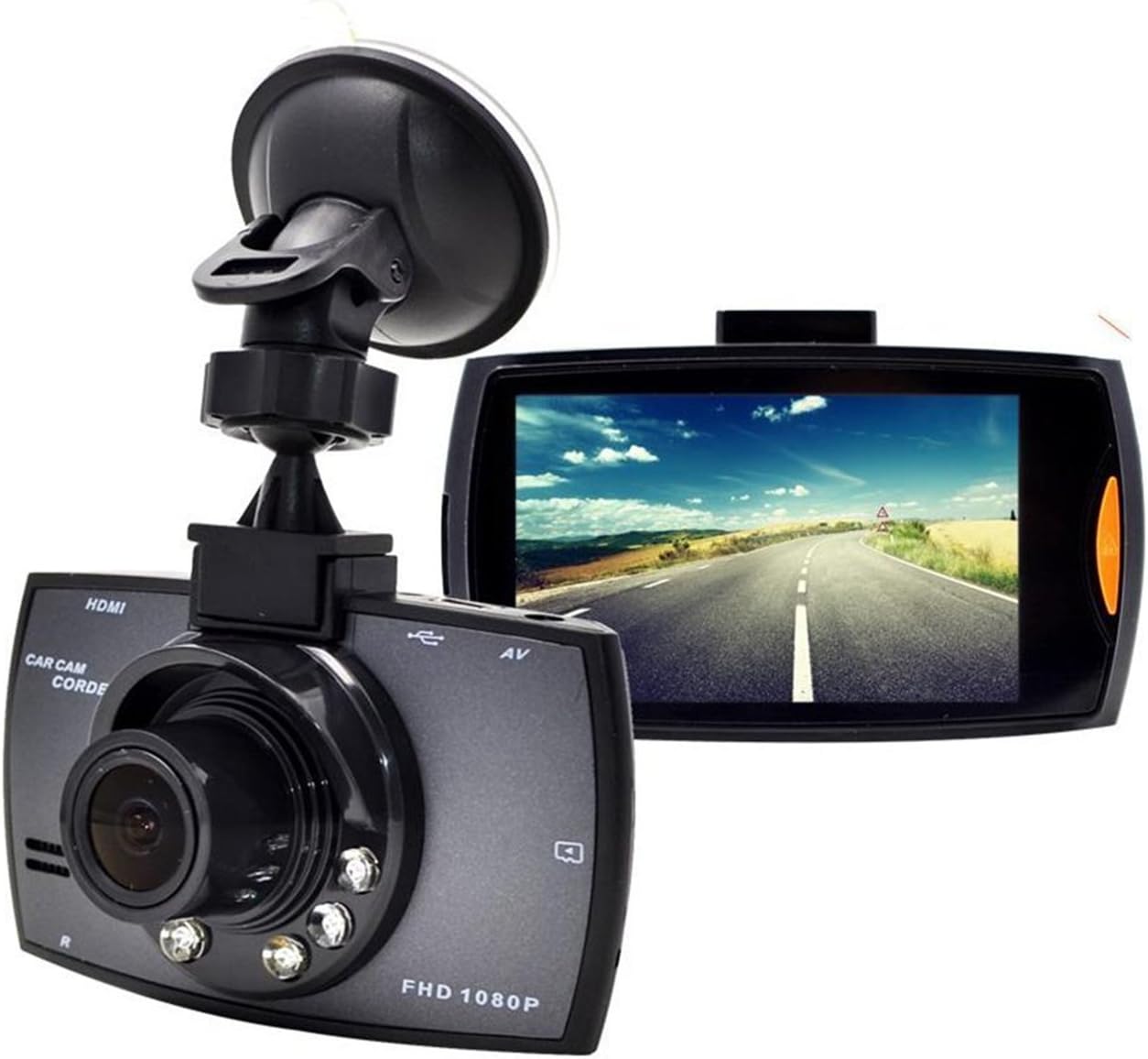 Cámara de Coche con Sensor de Choque Full HD 1080P