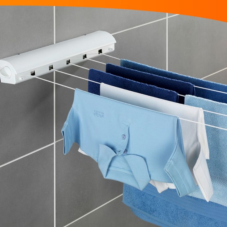 Tendedero Retráctil 4 Líneas  — Extensible de Pared