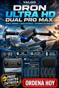 Dron Doble Camara ULTRA HD Dual Pro Max