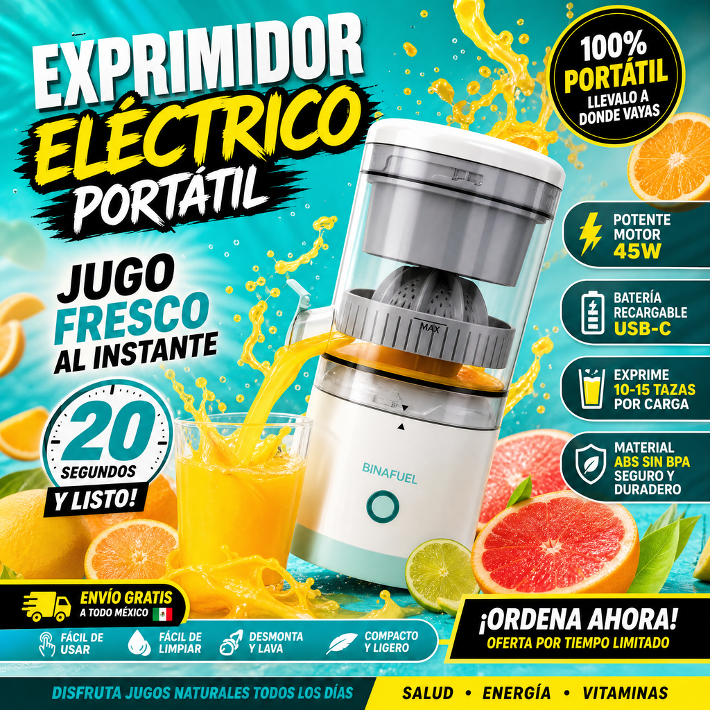Exprimidor de frutas Portátil